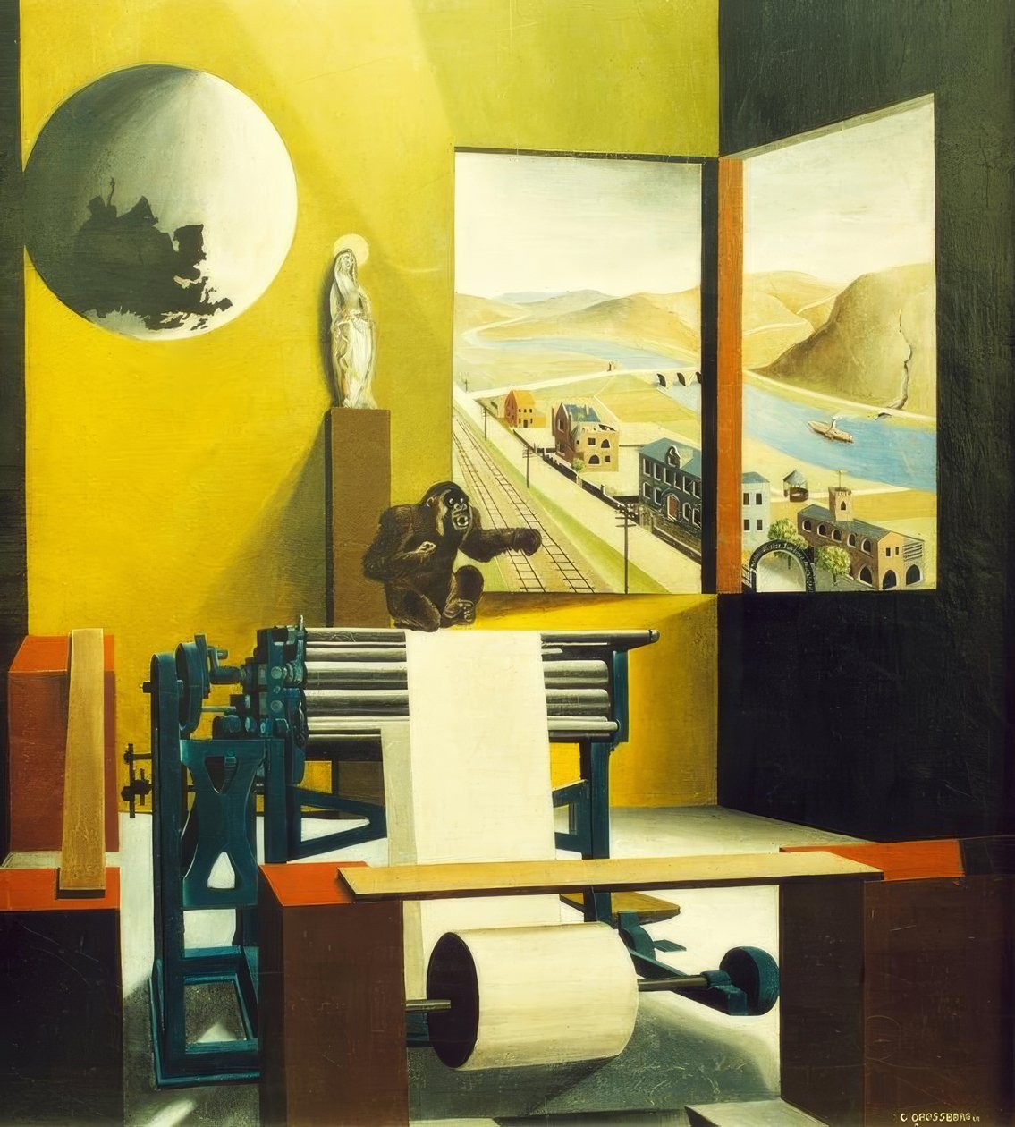 sala de imprensa de Carl Grossberg