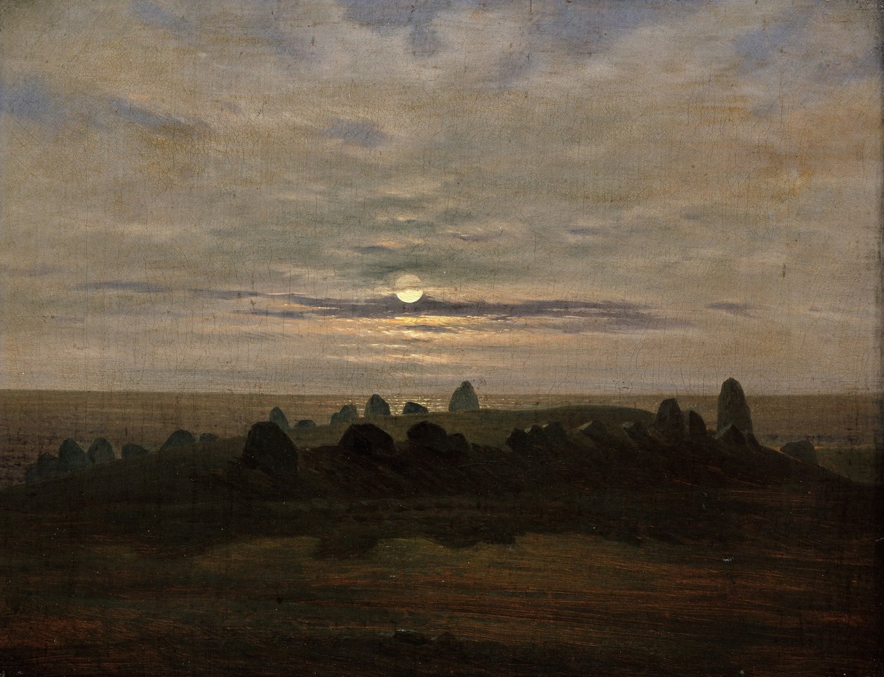 Monte da Idade da Pedra de Carl Gustav Carus