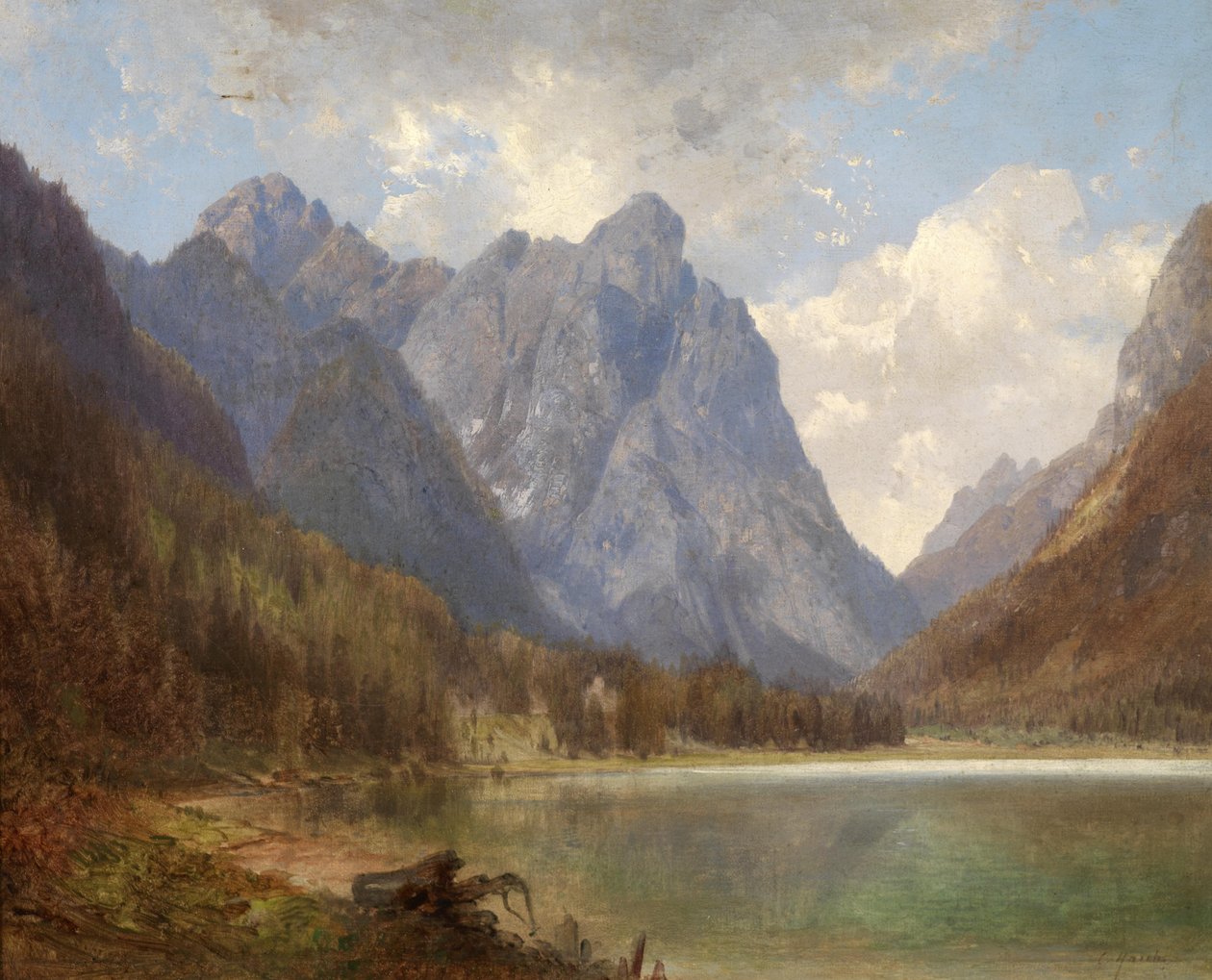 O Toblacher Veja no Pustertal de Carl Hasch