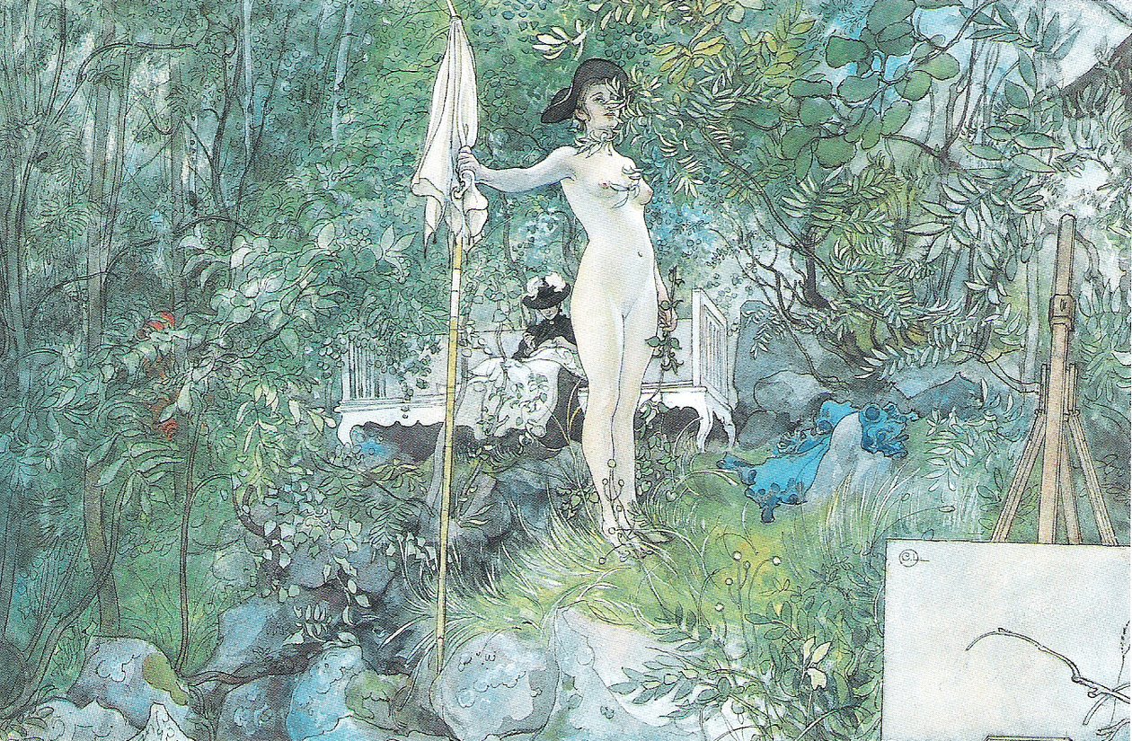Friluftsateljé de Carl Larsson