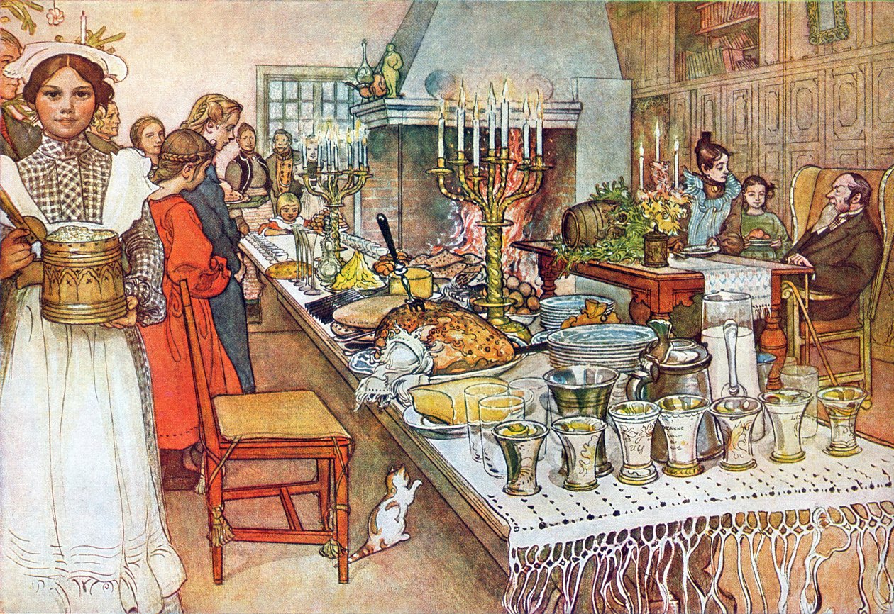 véspera de Natal de Carl Larsson