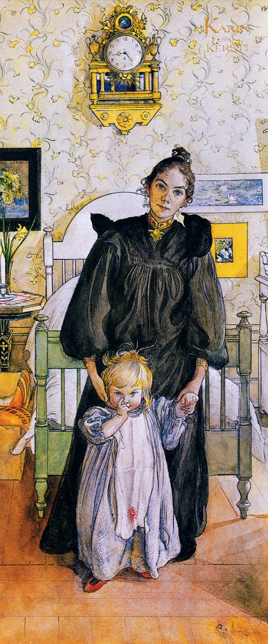 Karin e Kersti de Carl Larsson