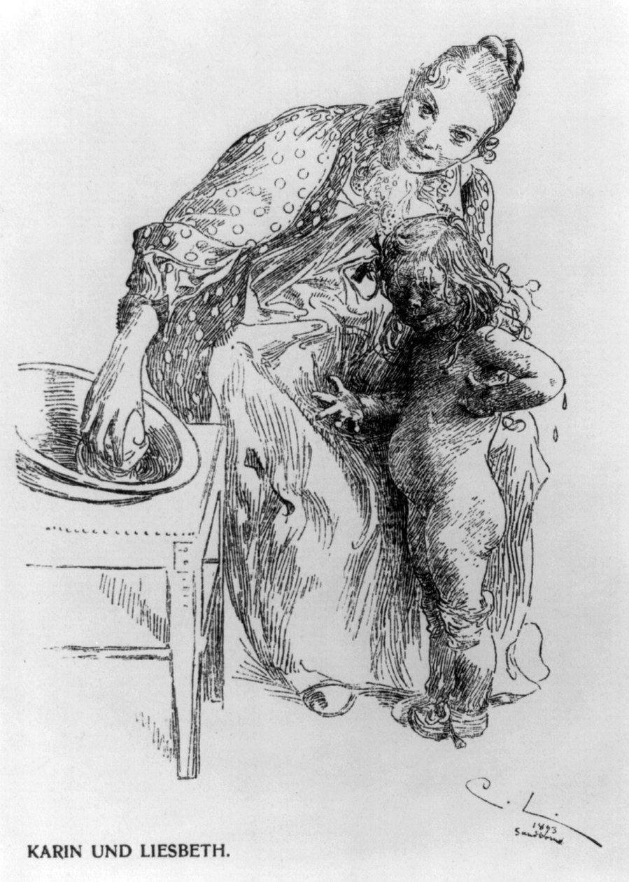 Karin e Liesbeth de Carl Larsson