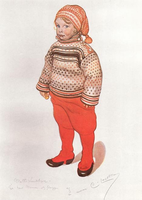 Esteiras Bergom Larsson de Carl Larsson