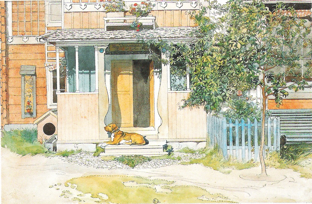 a varanda de Carl Larsson