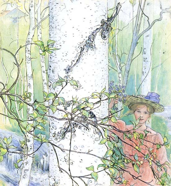 primavera de Carl Larsson