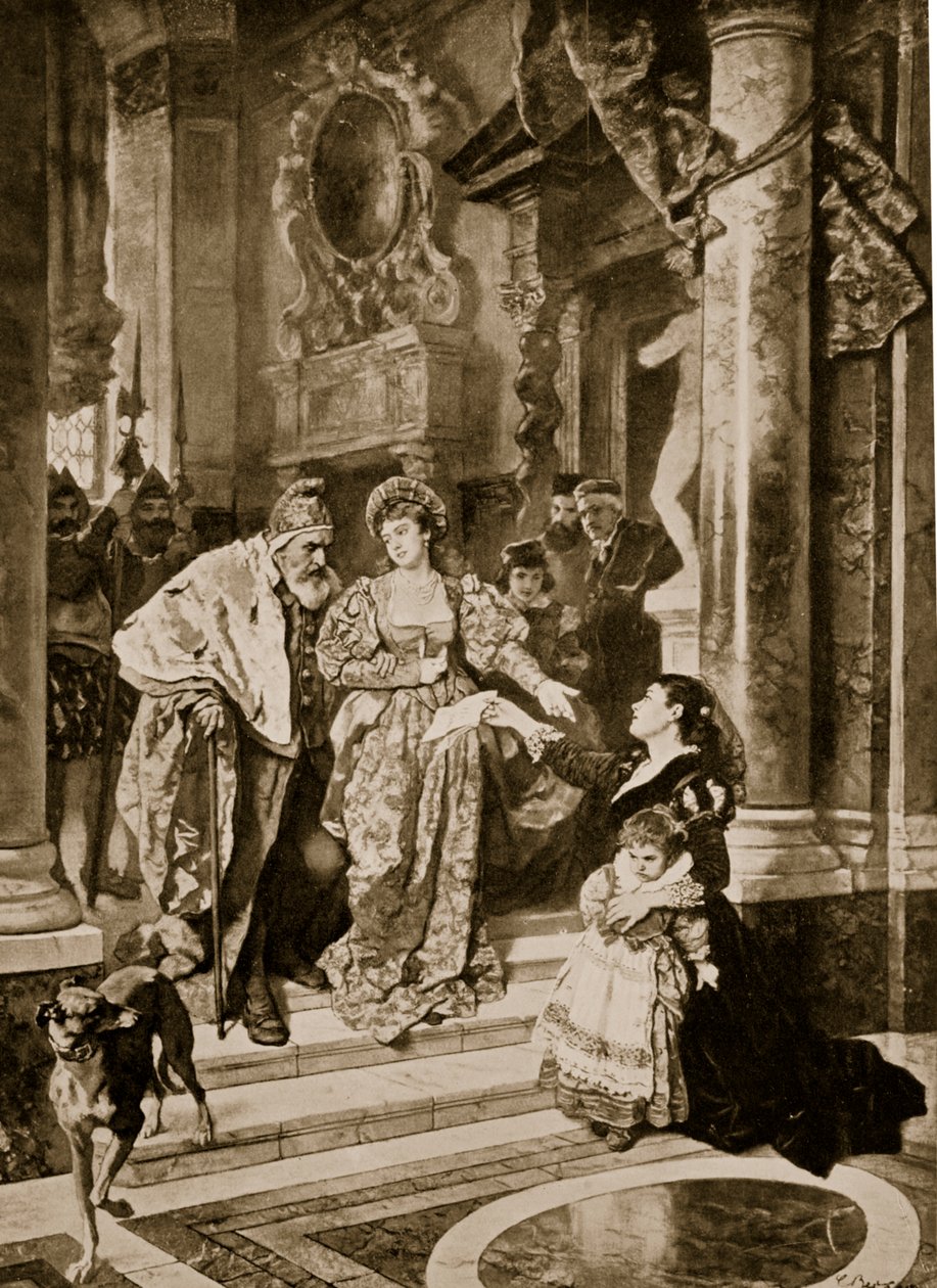 Um peticionário antes do doge de Carl Ludwig Friedrich Becker
