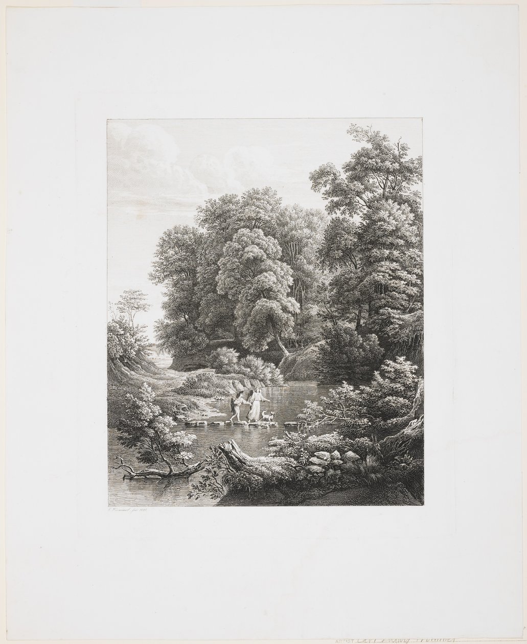 Tobias e o anjo, 1835 de Carl Ludwig Frommel