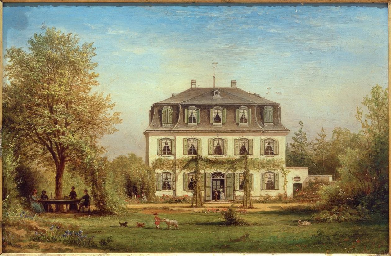 C. Morgenstern, Gartenhaus d. Família dos banqueiros Bansa, Sachsenh. de Carl Morgenstern