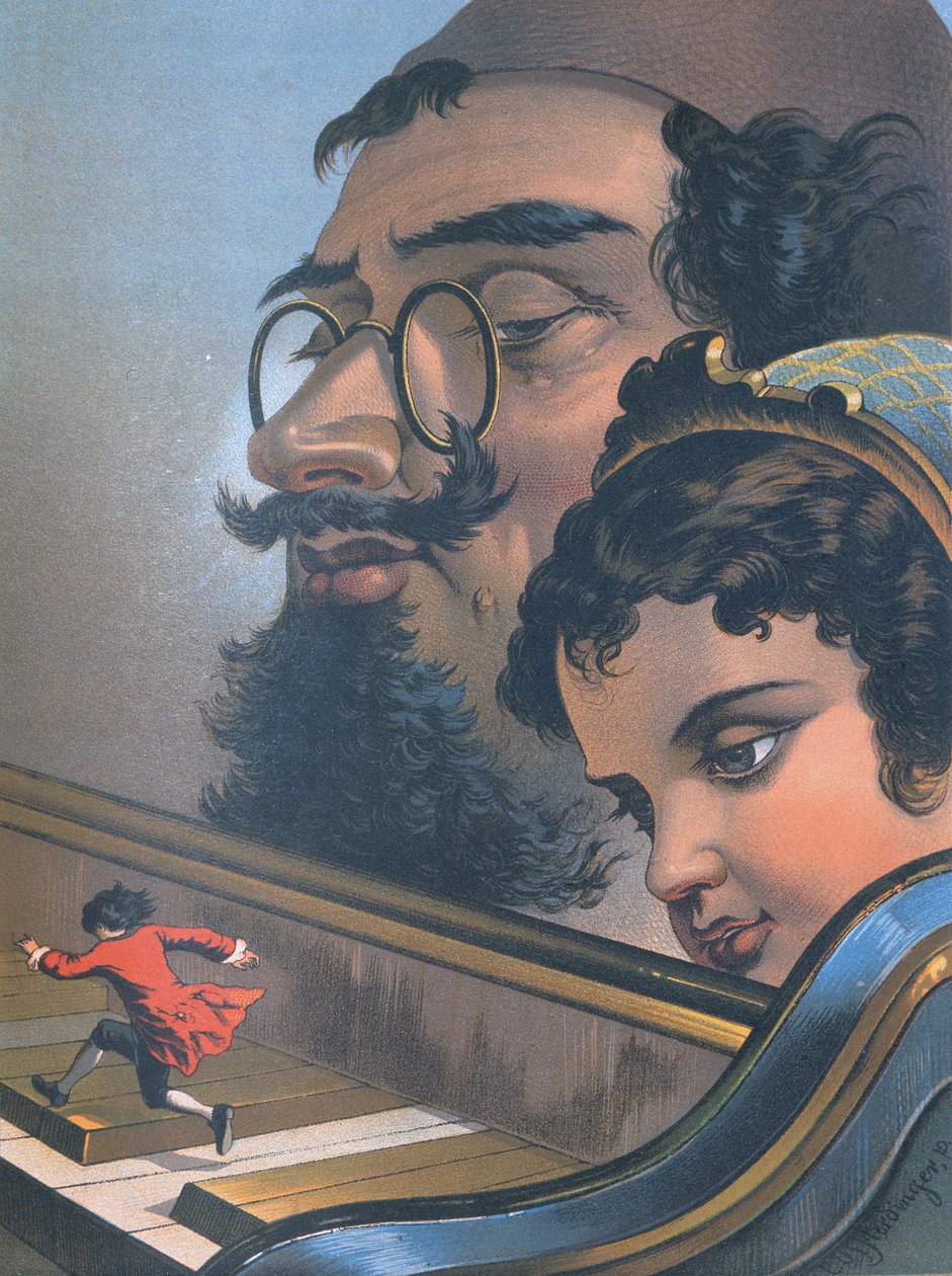 Ilustração de &39;Gulliver&39;s Travels&39;, de Jonathan Swift (1667-1745) de Carl Offterdinger