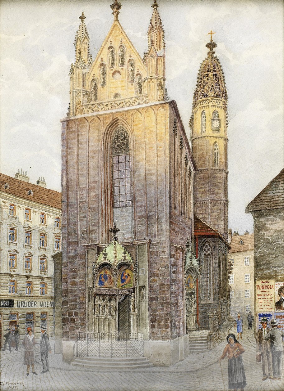 Igreja Maria am Gestade, Viena de Carl Pekarek
