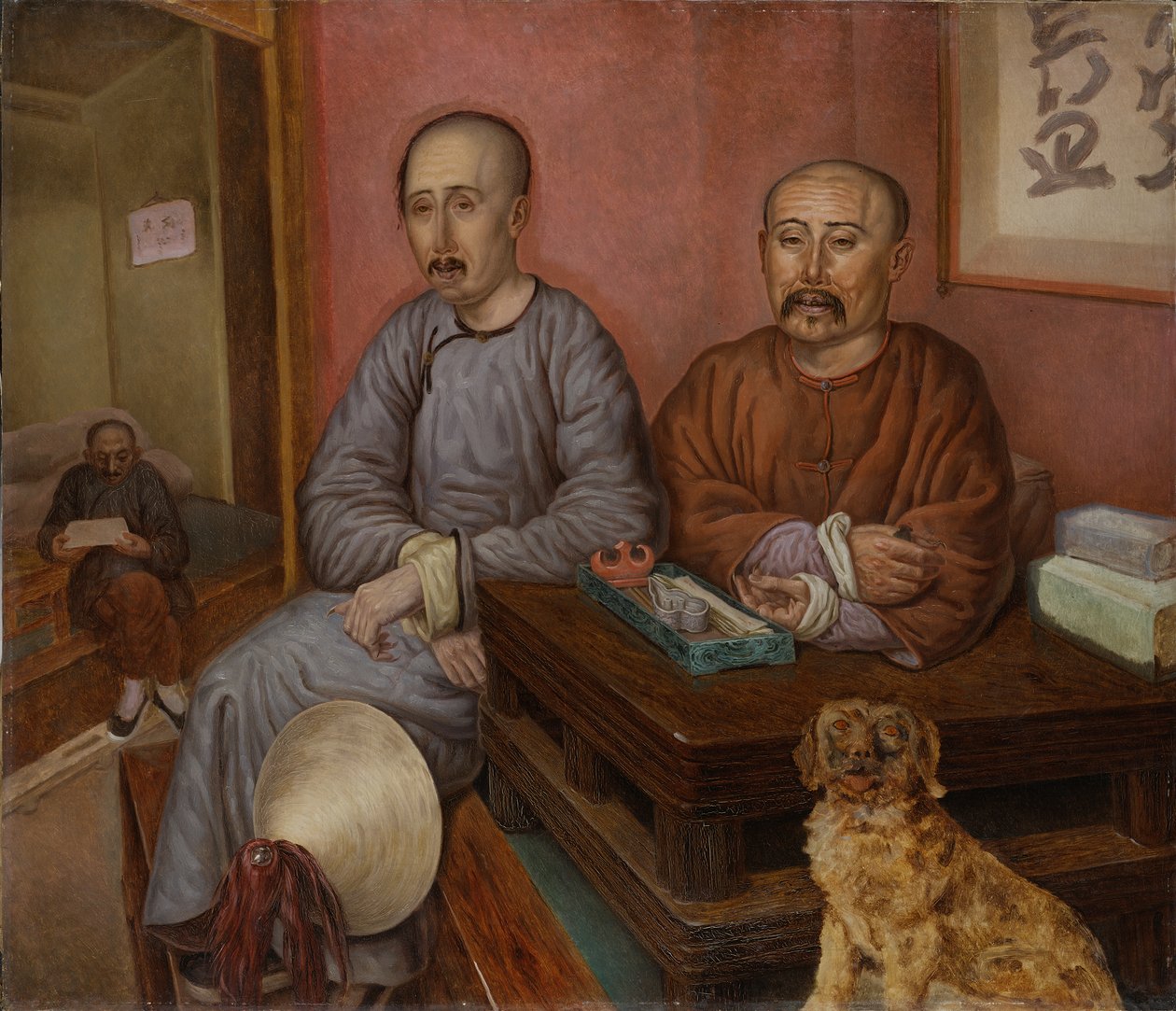 Comerciantes chineses de Carl Peter Mazer