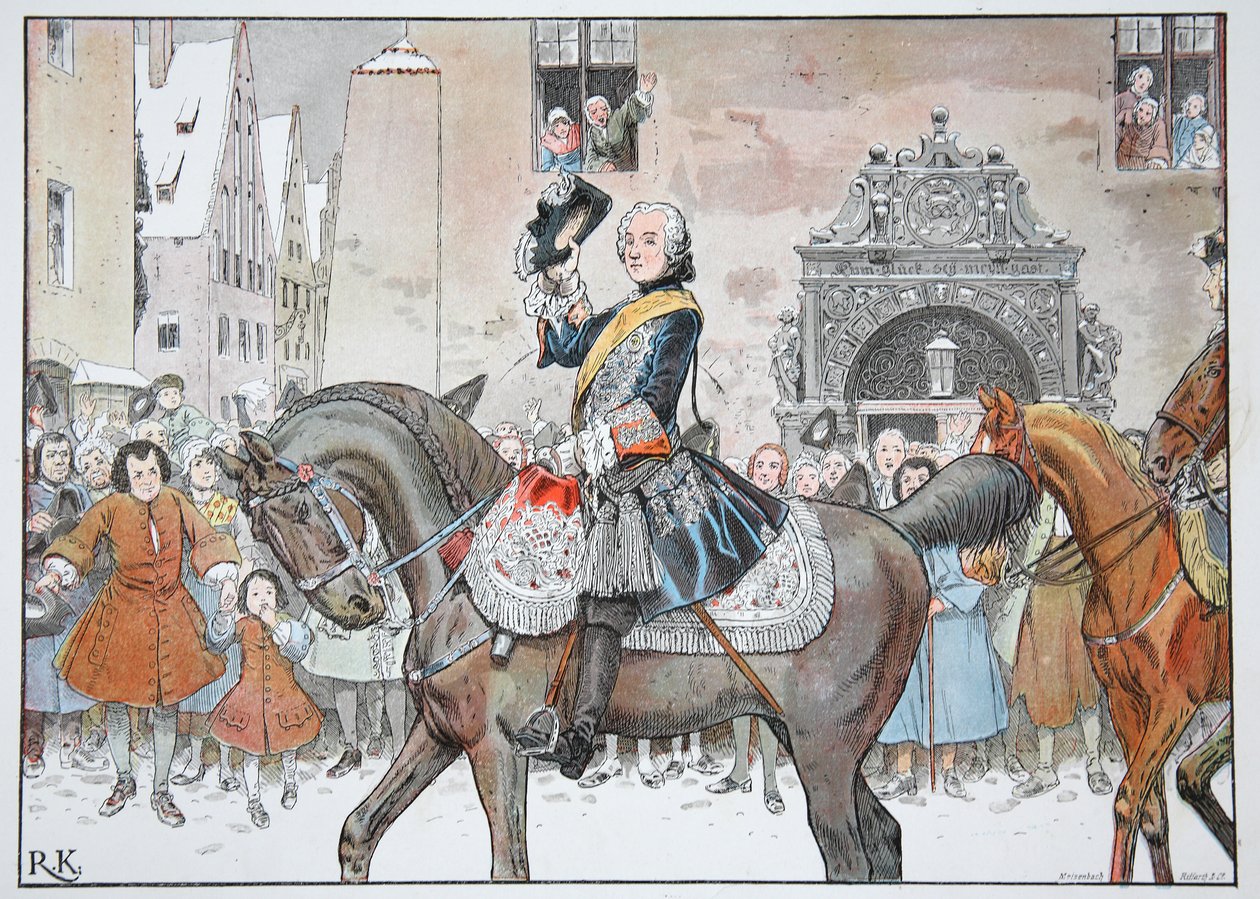 Coleção do rei da Prússia em Breslau, 3 de janeiro de 1741 de Carl Röchling
