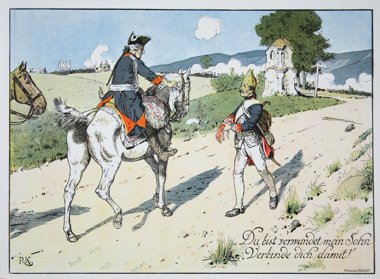 Em Burkersdorf, 21 de julho de 1762 de Carl Röchling