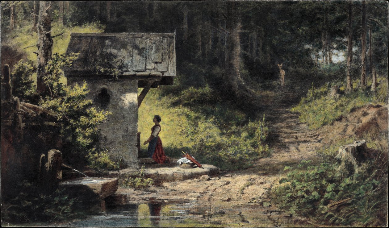 Capela na floresta de Carl Spitzweg