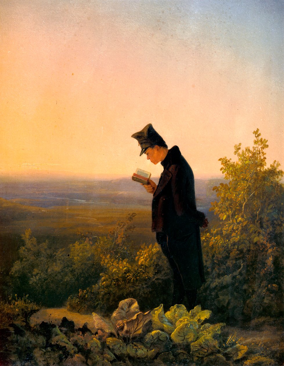 O jogo da noite de Carl Spitzweg