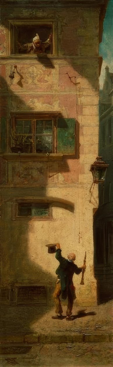 O músico mendigo de Carl Spitzweg