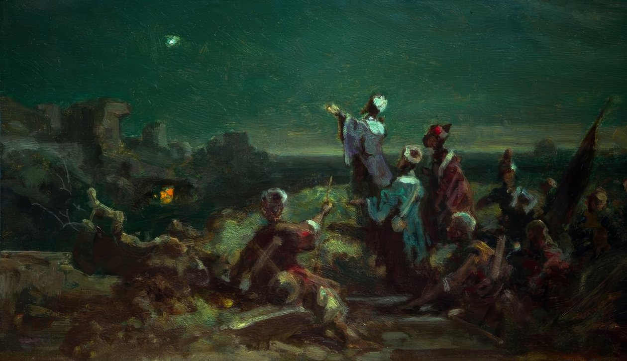 A estrela de Belém de Carl Spitzweg