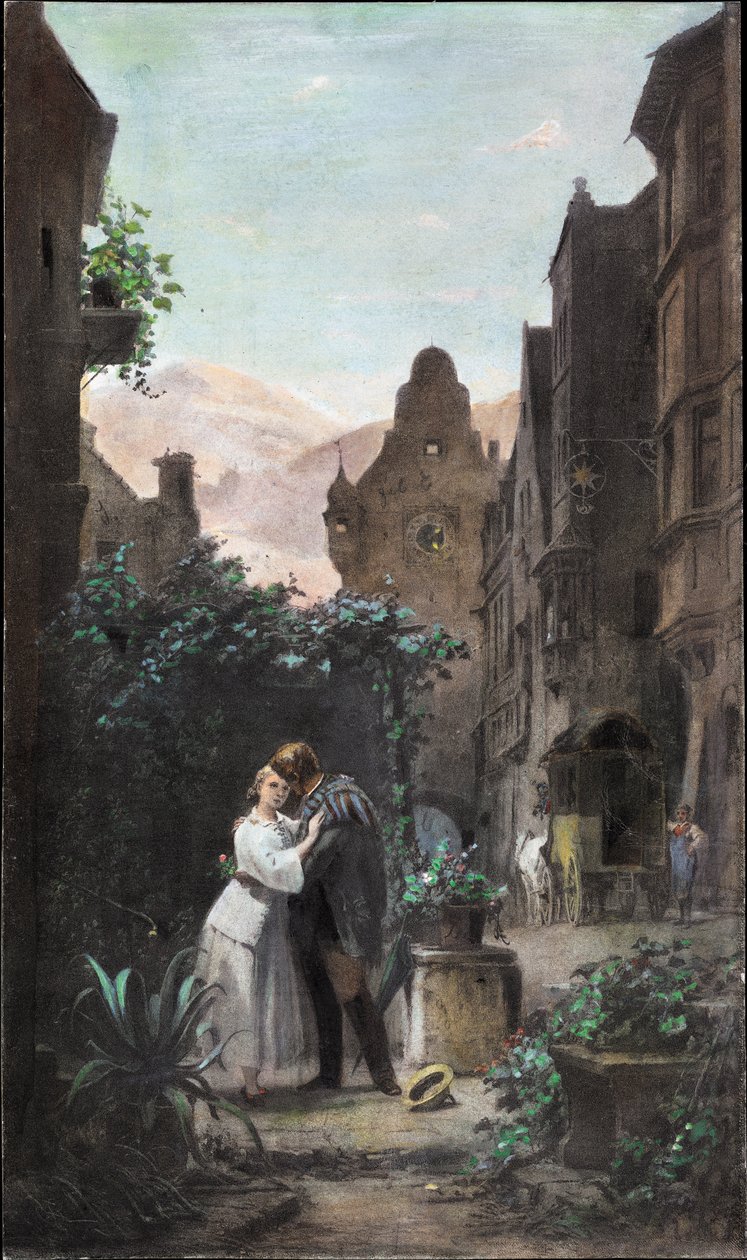 Adeus, 1855 de Carl Spitzweg