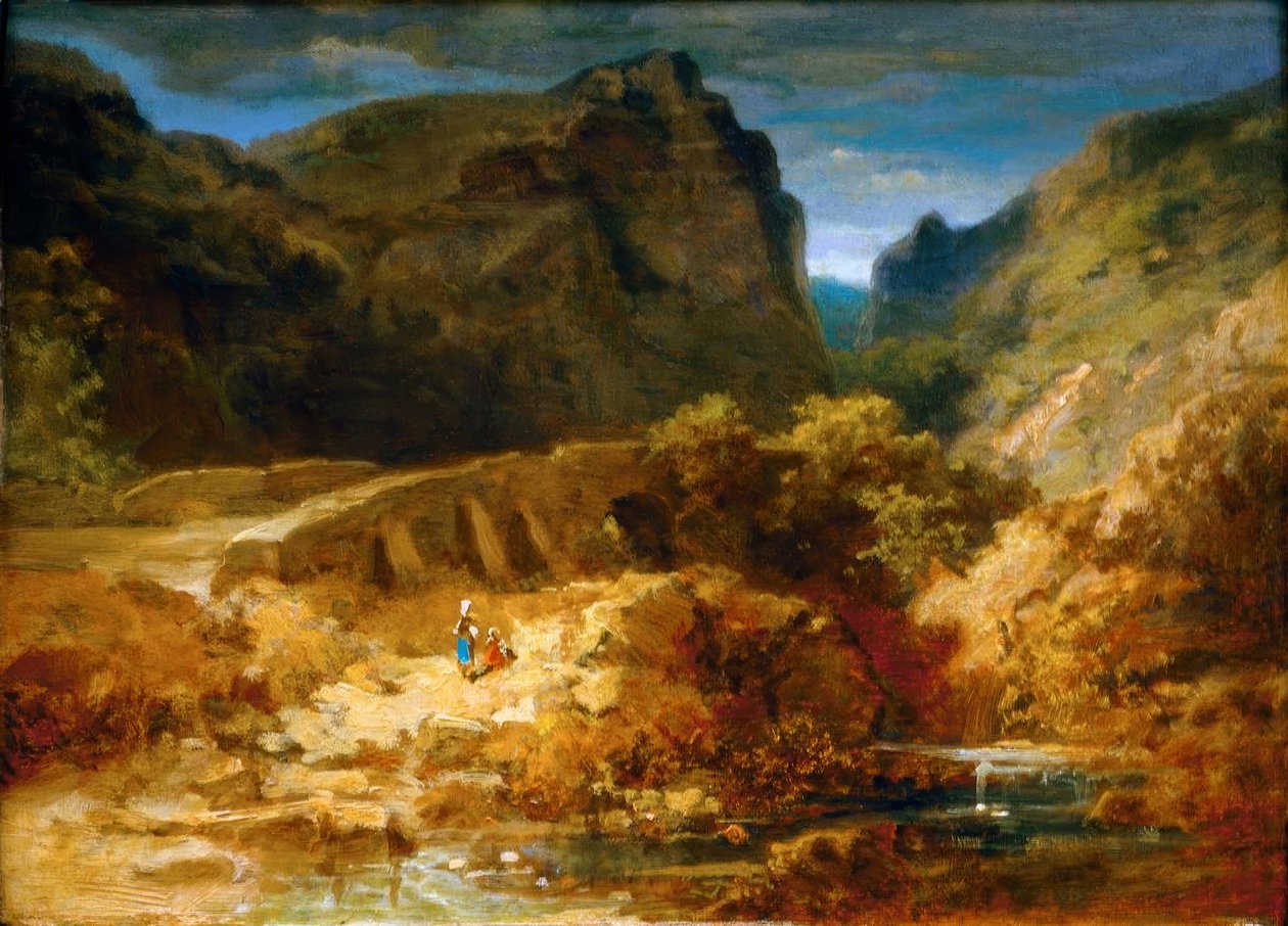 Paisagem italiana de Carl Spitzweg
