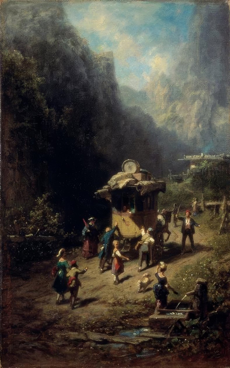 Empresa de artistas itinerantes de Carl Spitzweg