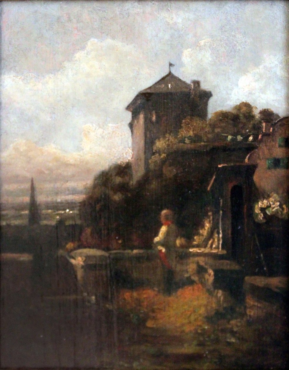 Sentinela nas muralhas de Carl Spitzweg