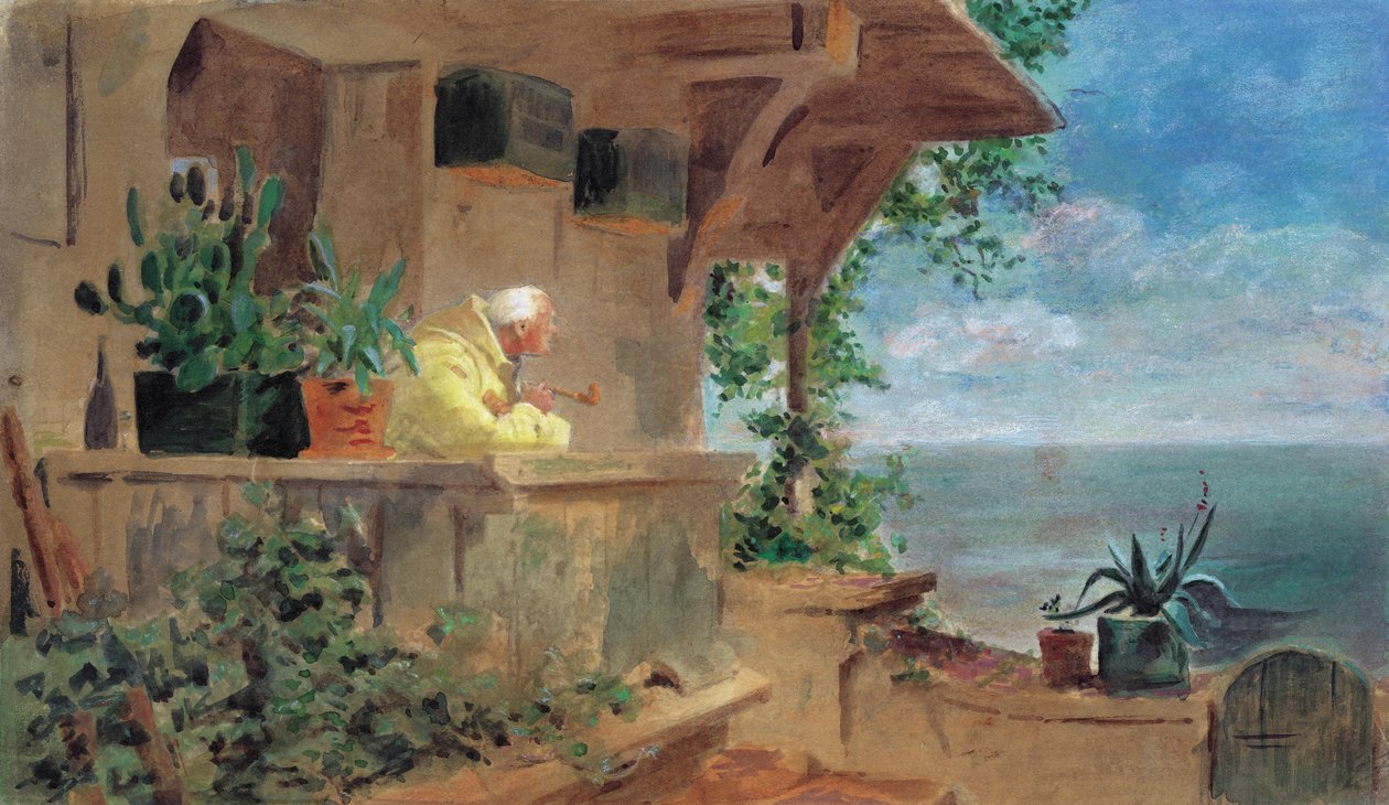 A vigia de Carl Spitzweg