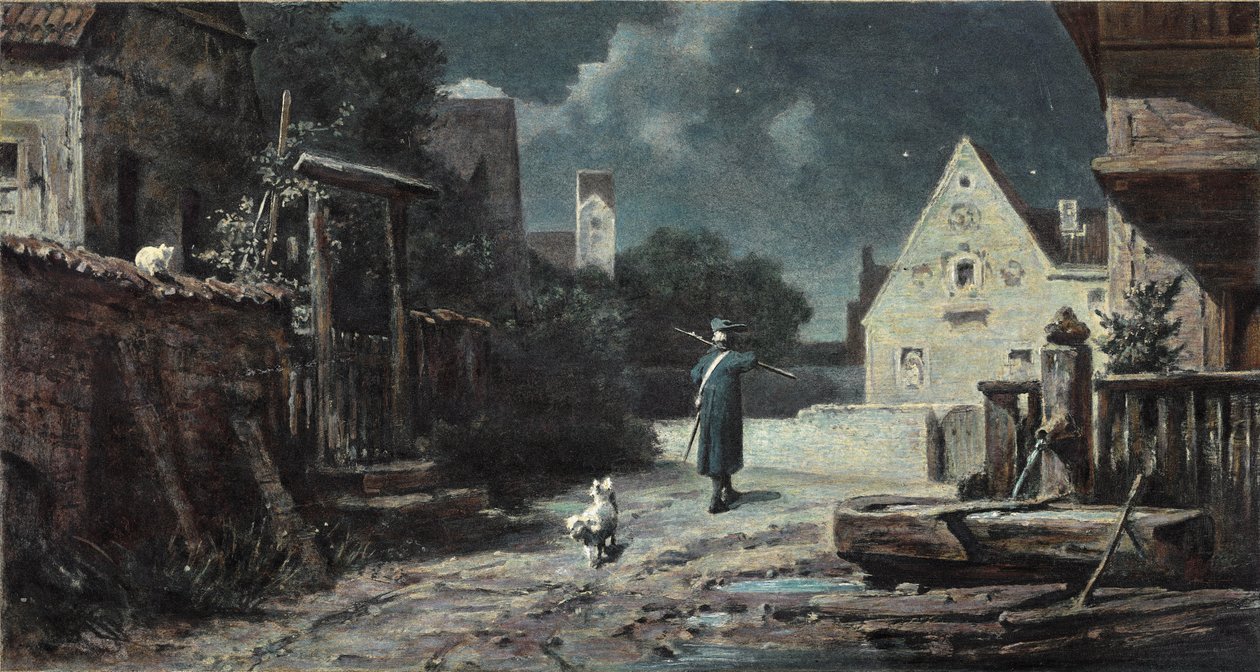 O vigia noturno de Carl Spitzweg