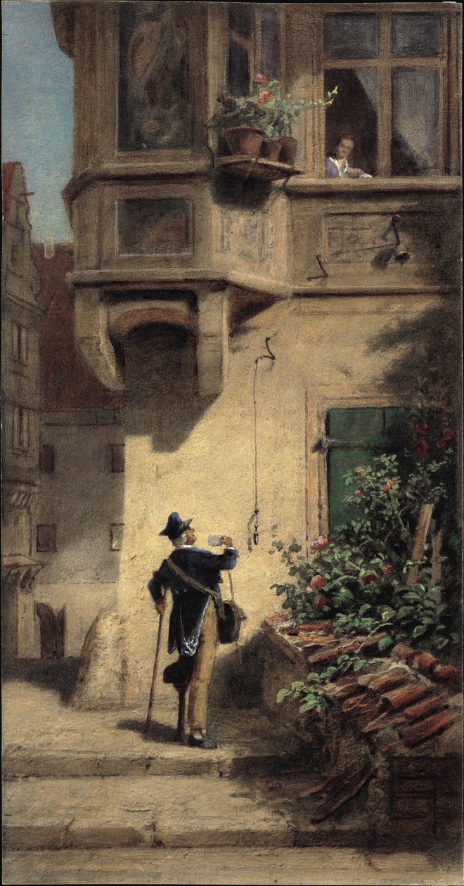 O carteiro de Carl Spitzweg