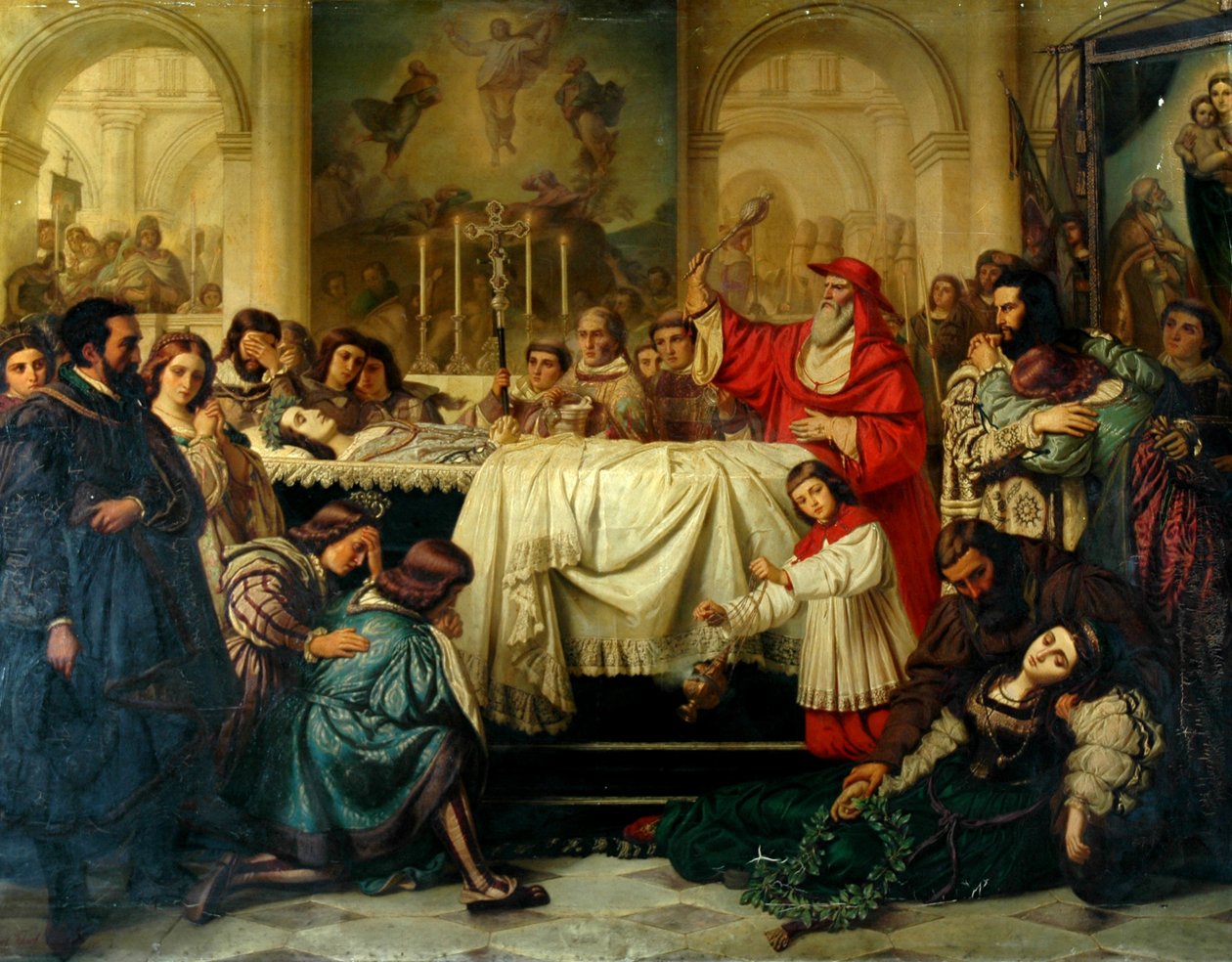 Morte de Raphael de Carl Robert Arthur Thiele