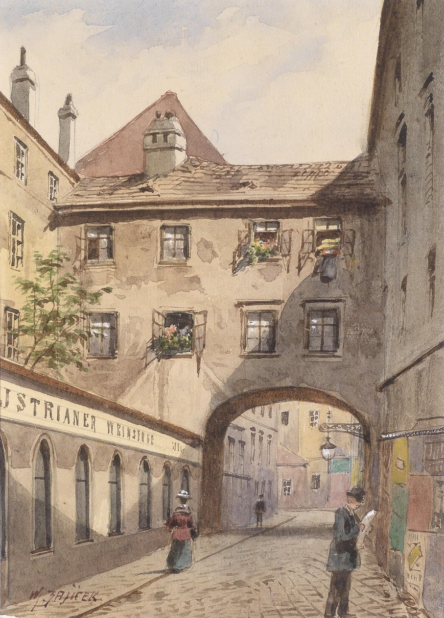 O arco no backerstrae de Carl Wenzel Zajicek