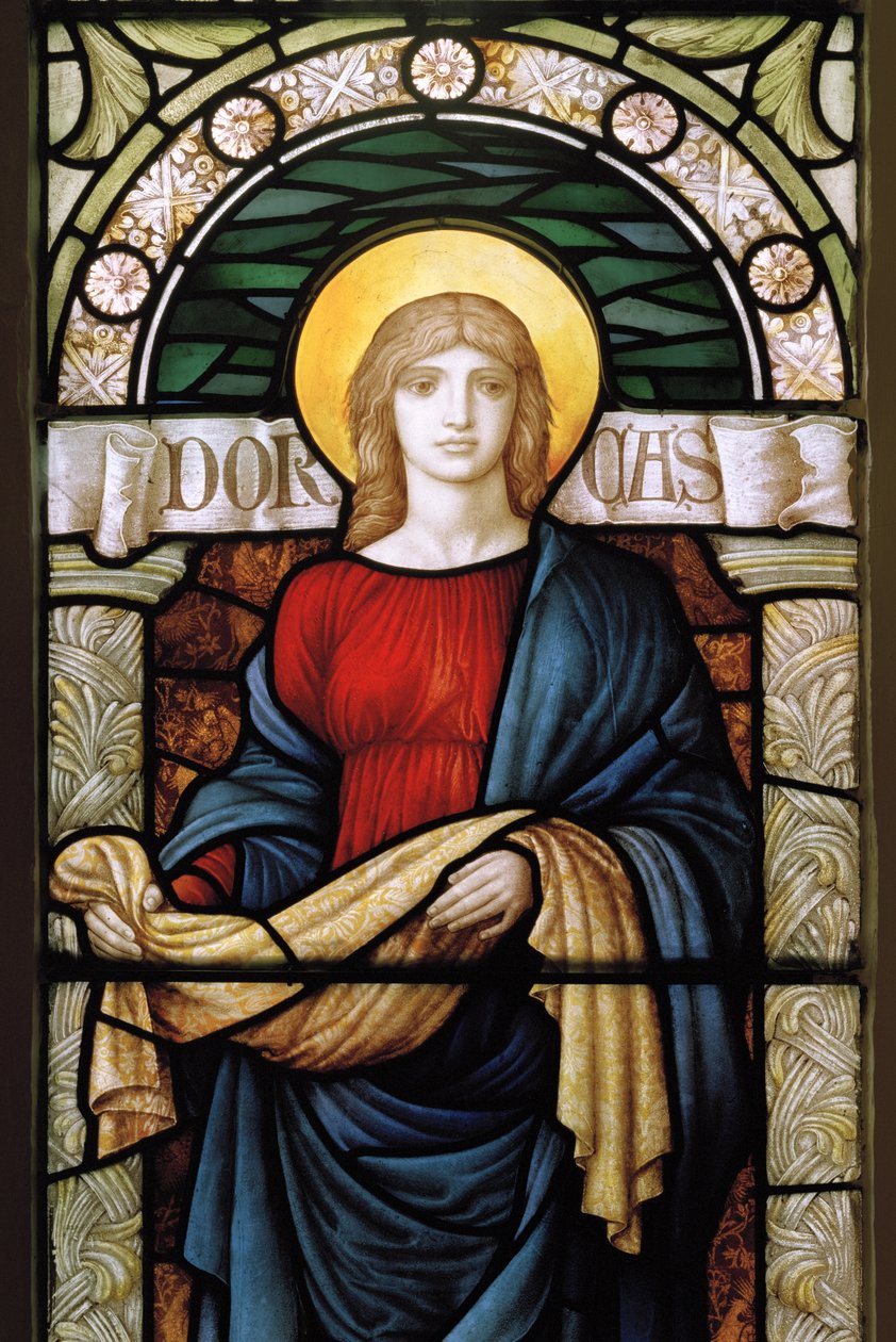 Dorcas, 1887 (vitral) de Carl Almquist