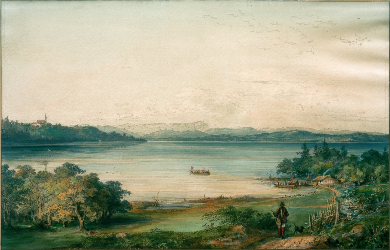 paisagem de Carl August Lebschee