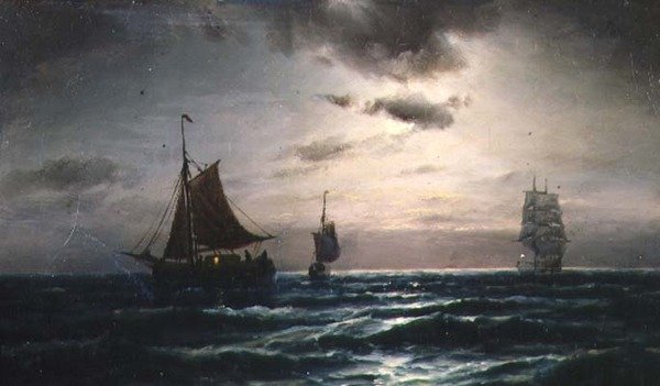 Navegação em águas lunares de Carl Bille