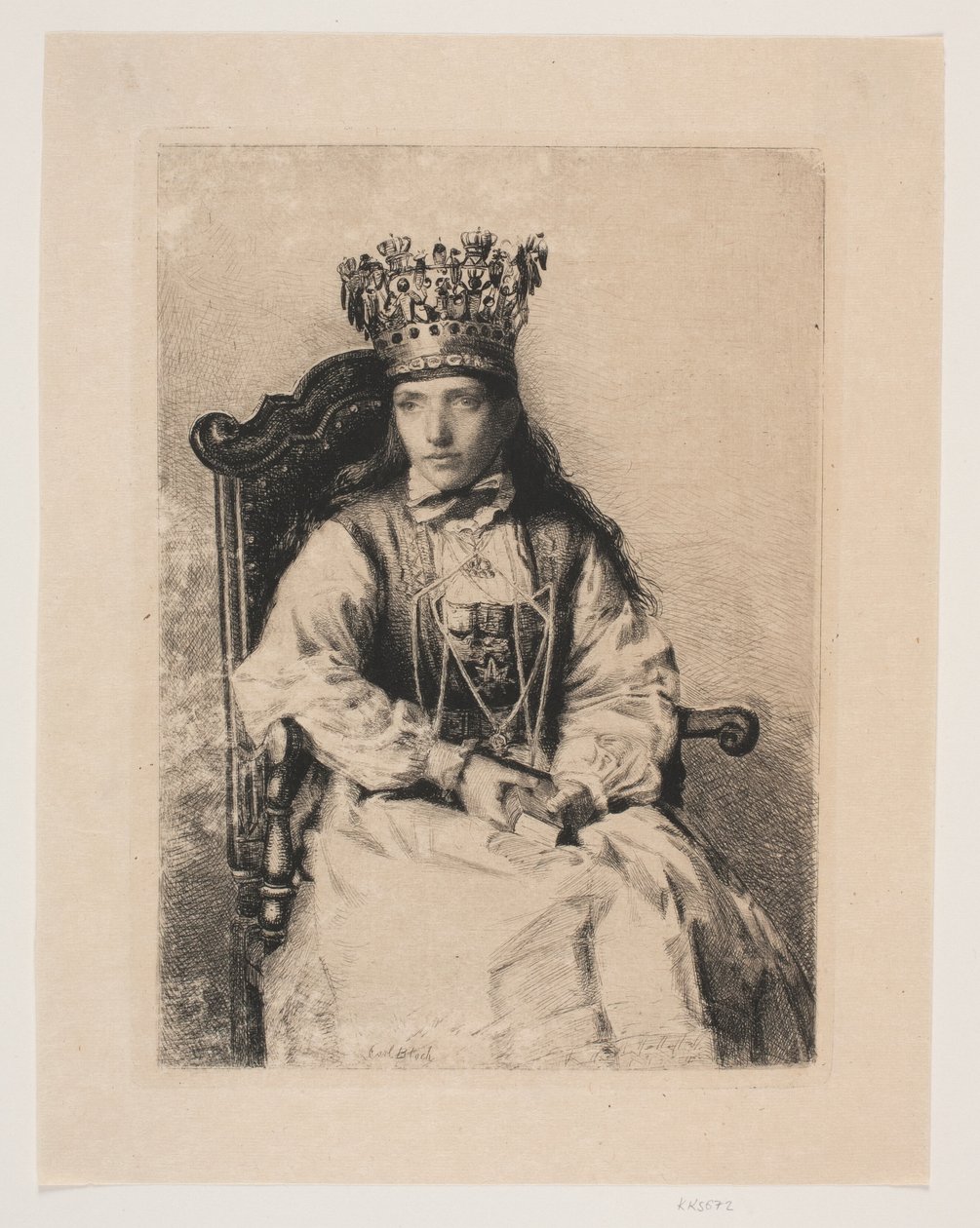 Uma noiva norueguesa de Carl Bloch