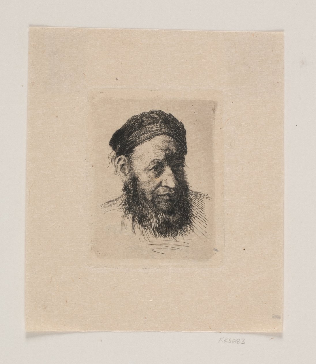 Cabeça de um velho marinheiro de Carl Bloch
