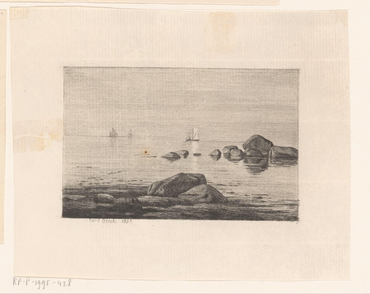 Pedregulhos na água de Carl Bloch