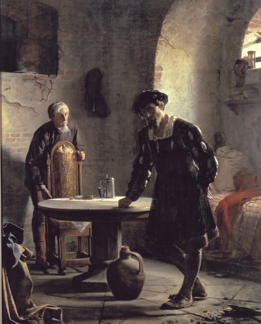 Rei Christian II na prisão de Carl Bloch