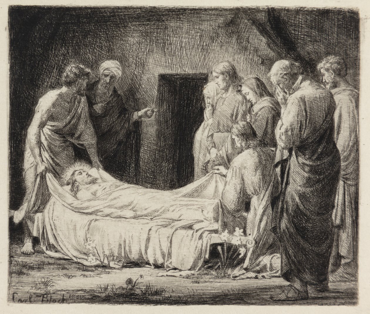 O Sepultamento de Cristo de Carl Bloch