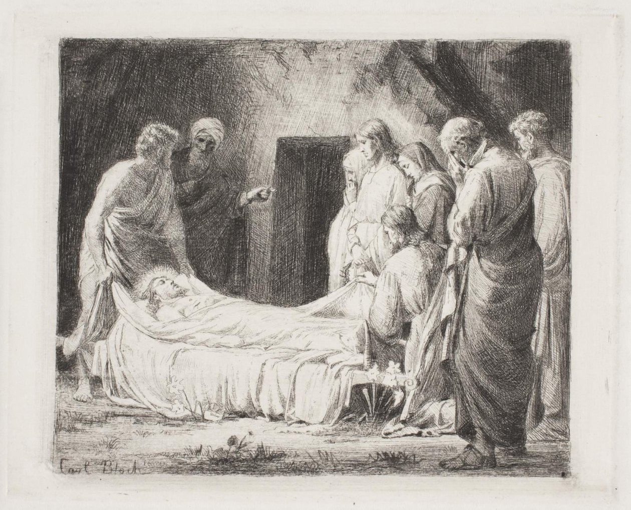 O sepultamento de Cristo de Carl Bloch