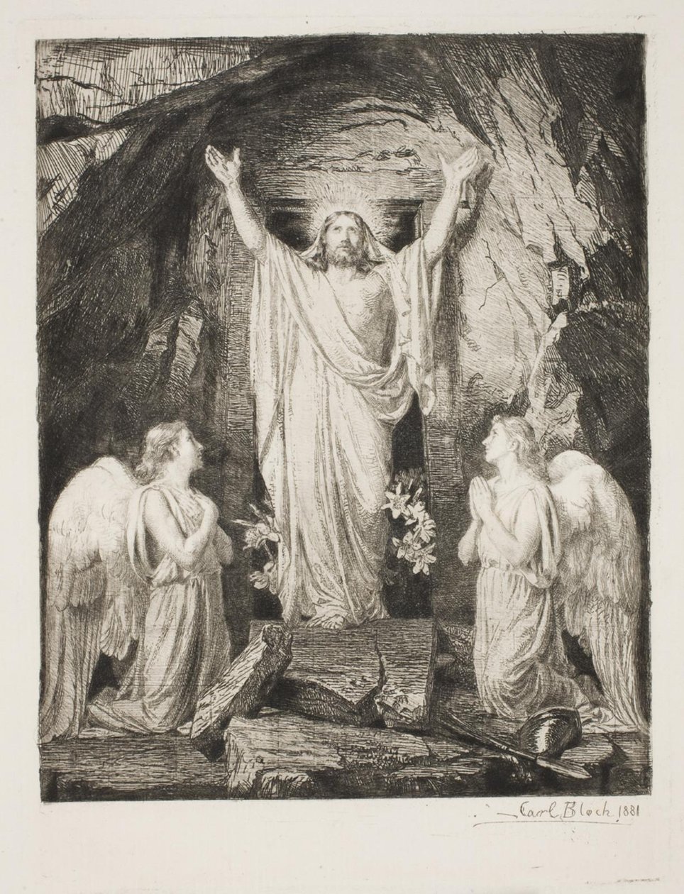 A Ressurreição de Cristo de Carl Bloch