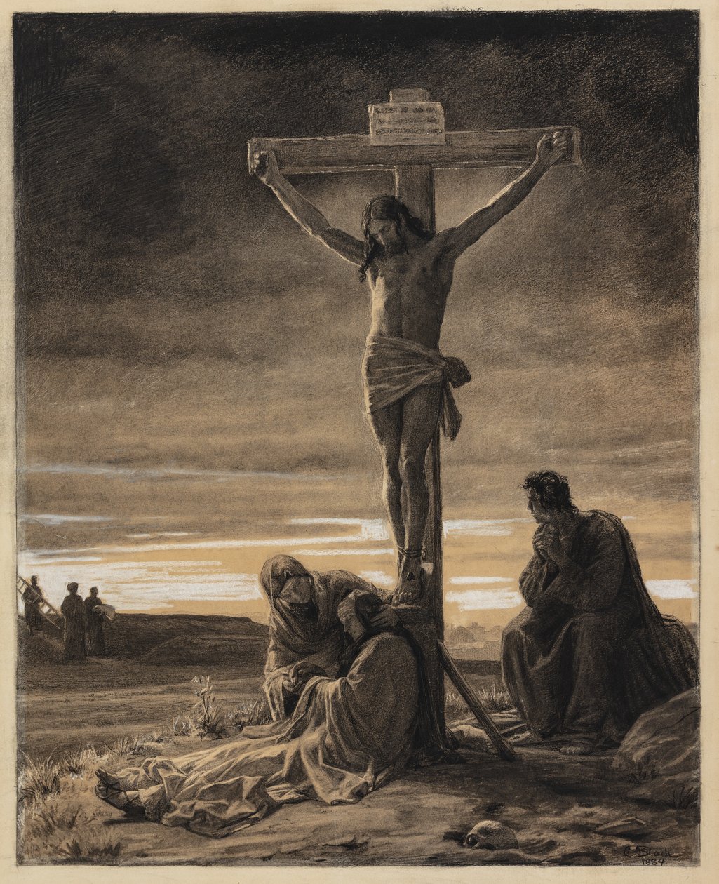 Cristo na Cruz de Carl Bloch