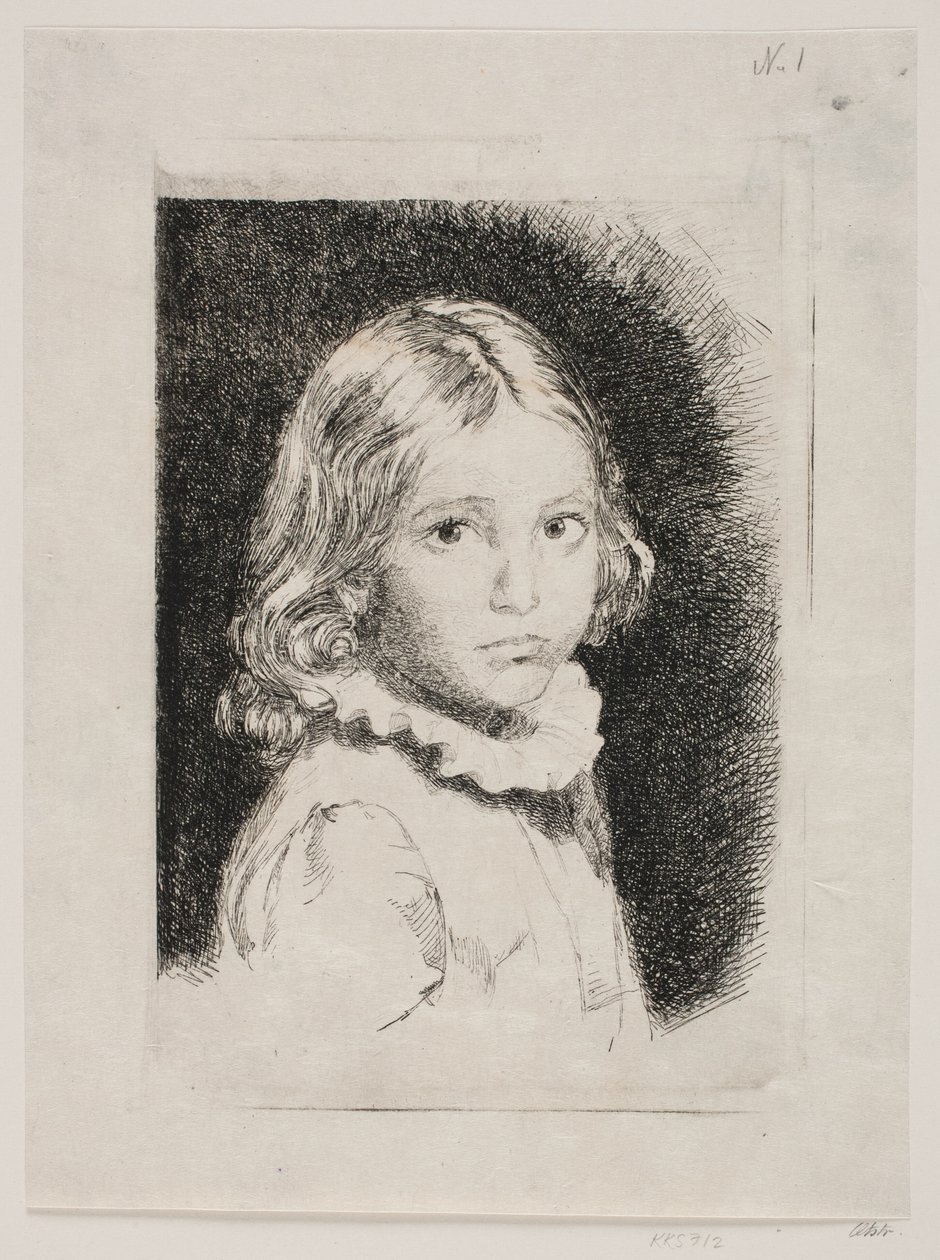 Retrato de Clara Emilie Rose Bloch de Carl Bloch