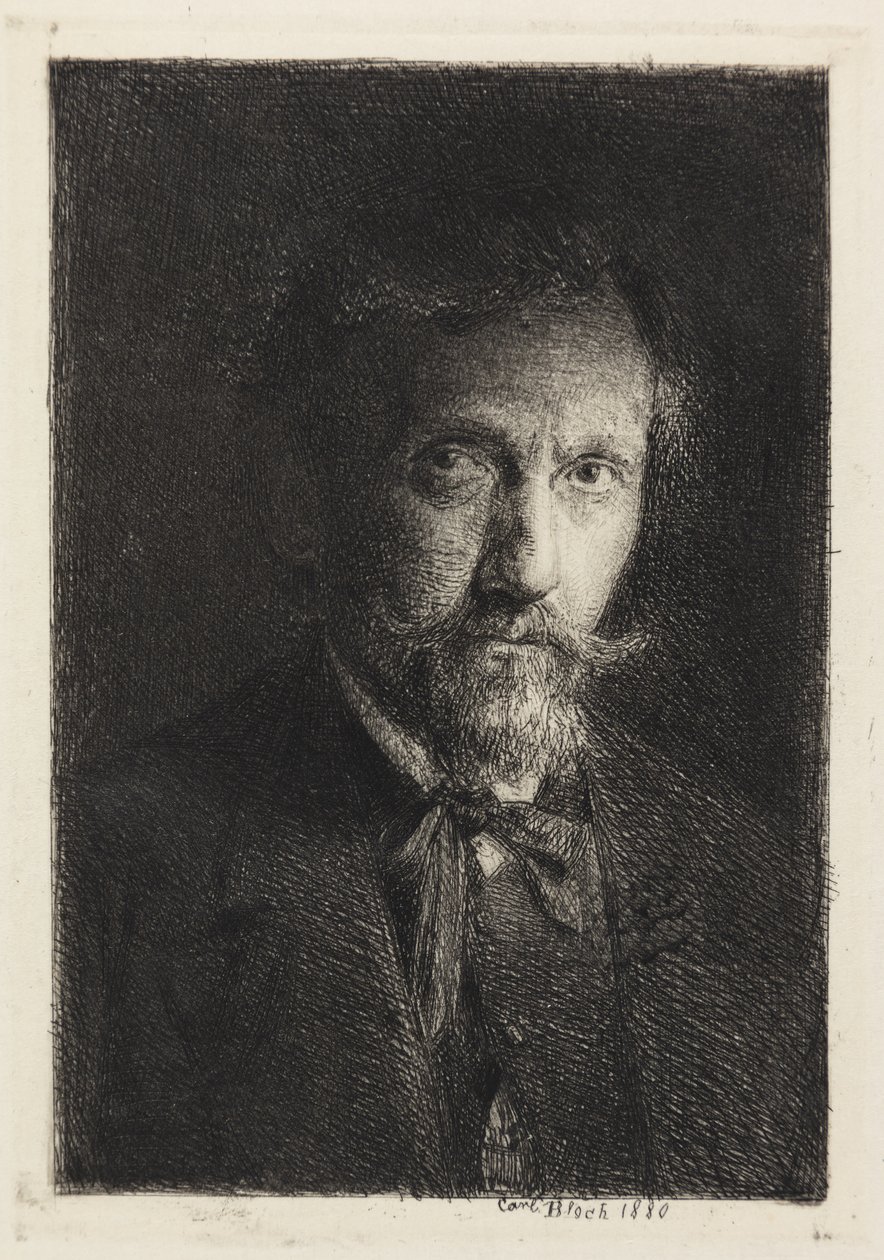 Auto-retrato de Carl Bloch