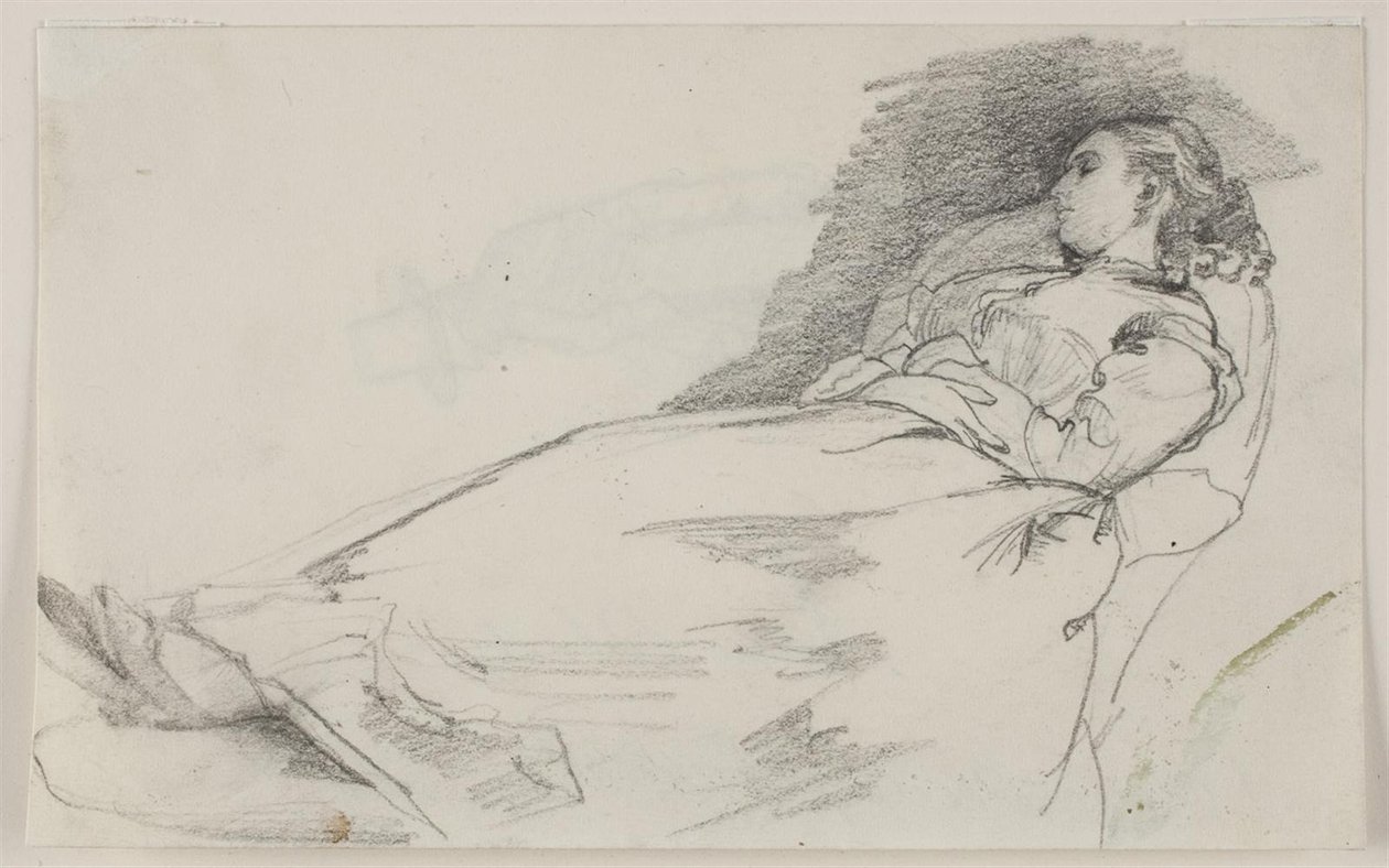 Mulher Adormecida (Alma Bloch) de Carl Bloch