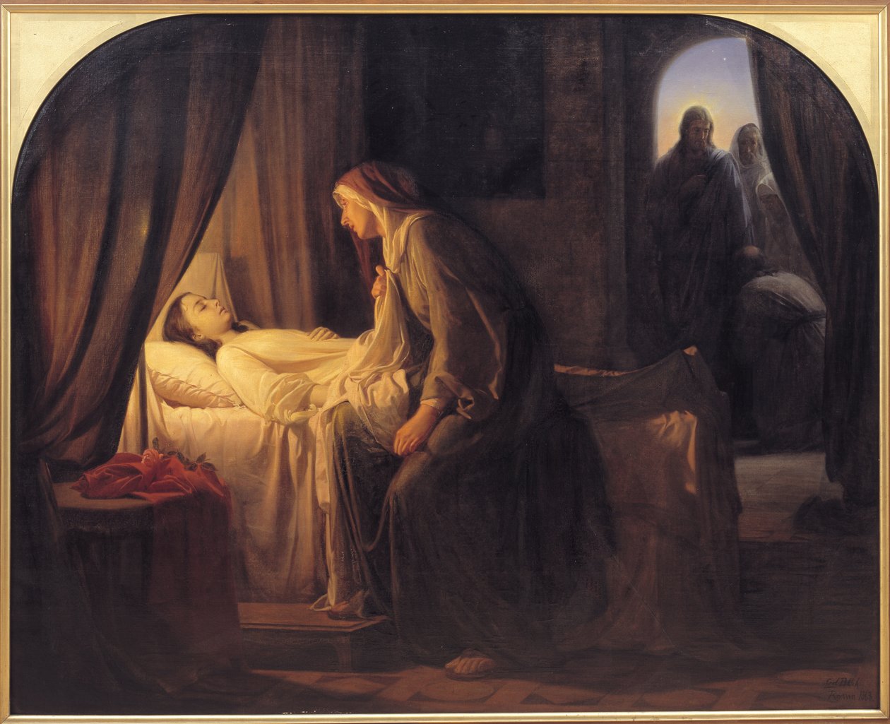 A Filha de Jairius de Carl Bloch