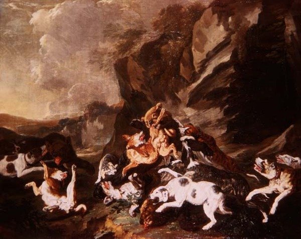 Luta de cães de Carl Borromaus Andreas Ruthart