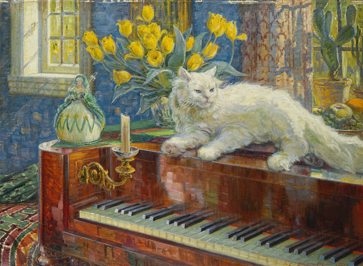 Sol junto ao piano de Carl Budtz Moller