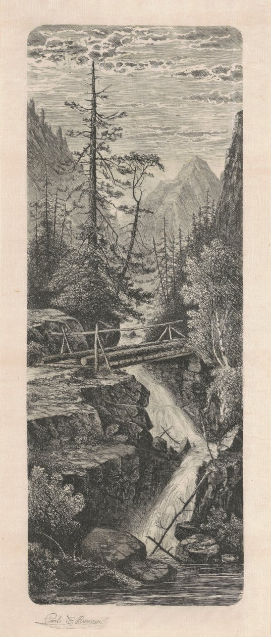 Cachoeira, Montanhas Rochosas de Carl C. Brenner