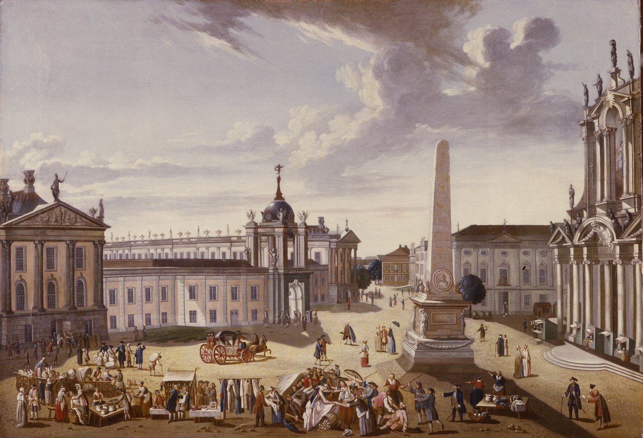 Vista da Câmara Municipal, 1772 (ver também 330437) de Carl Christian Baron